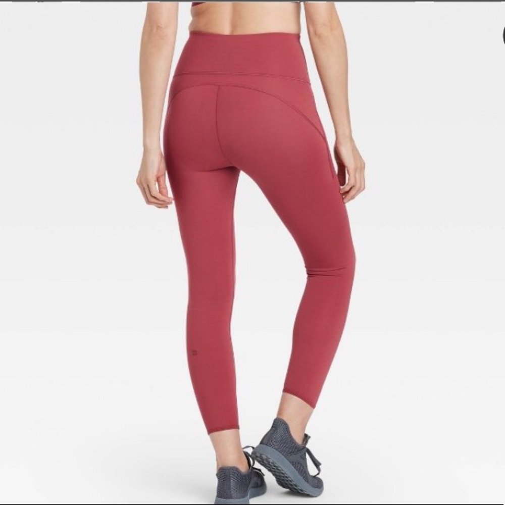 ORIG. $40 All in Motion Cranberry Women's Premium Ultra High-Waisted Leggings